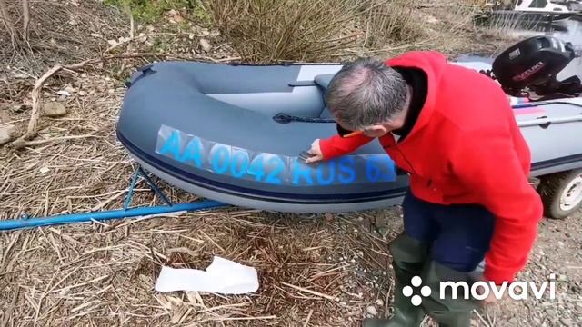 Монтаж бортового номера на лодку смотреть онлайн