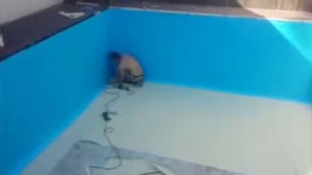 Ремонт бассейна пленкой ПВХ смотреть онлайн