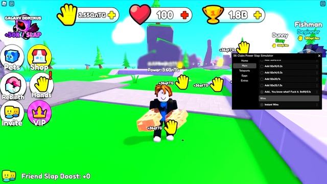 Power Slap Simulator Script Hack GUI: Auto Farm, Inf Wins, Inf Power, Inf Rebirths | ROBLOX OP GUI смотреть онлайн