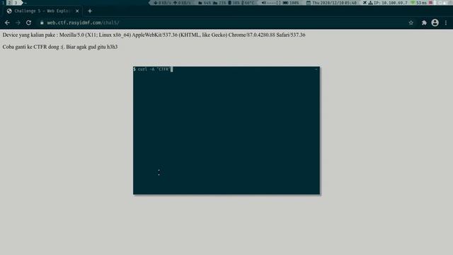 #05 WRITEUP WEBSITE EXPLOITATION CTFR - RasyidMF : USER-AGENT смотреть онлайн