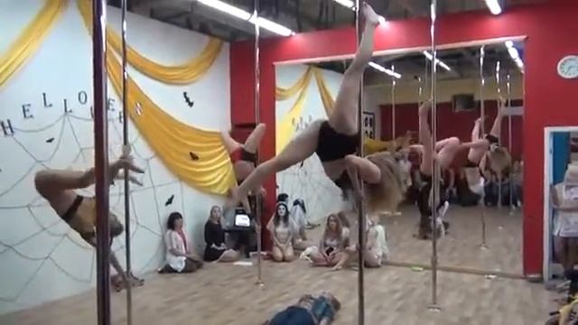 Pole Dance пилон в школе танцев Study On Челябинск смотреть онлайн