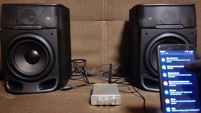 Fosi Audio BT10A and speaker system Aiwa SX-FNV50L смотреть онлайн