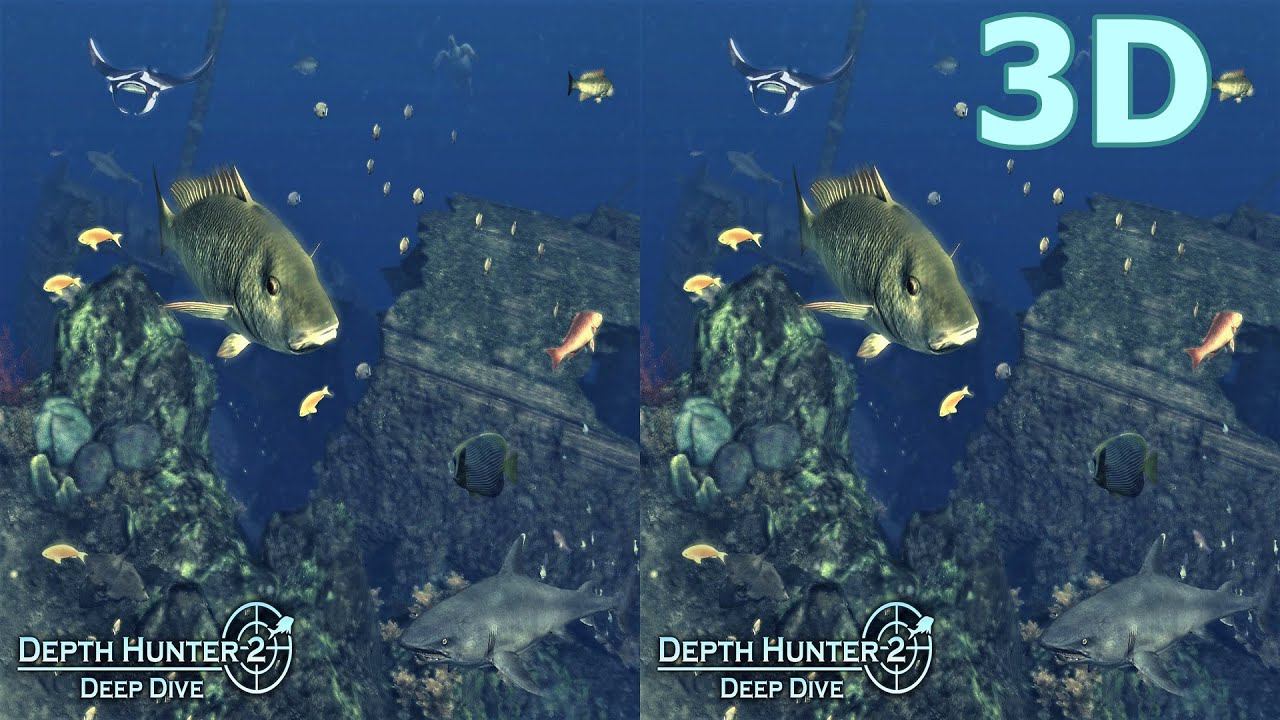 Depth Hunter 2 3D Video SBS VR Box Google Cardboard