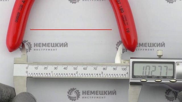 Обзор плоскогубцев KNIPEX KN-0307180 смотреть онлайн