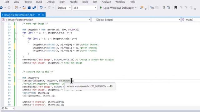 01.3 - [Coding] Merepresentasikan Image dalam Grayscale, RGB, HSI/HSV & Membaca Image di OpenCV c++ смотреть онлайн