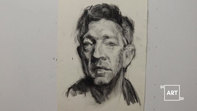 Vincent Cassel, How to paint a face, oil sketch ,Serac Westworld season 3, Vincent Cassel #2 смотреть онлайн