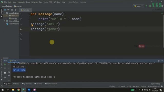 Functions | Python Programming Tutorial - Malayalam | Part 14 0f 22 | смотреть онлайн