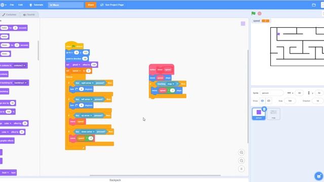 Scratch Tutorial Raycasting | 3D Maze Game | Part 1 | How to make awesome 3D games in scratch смотреть онлайн
