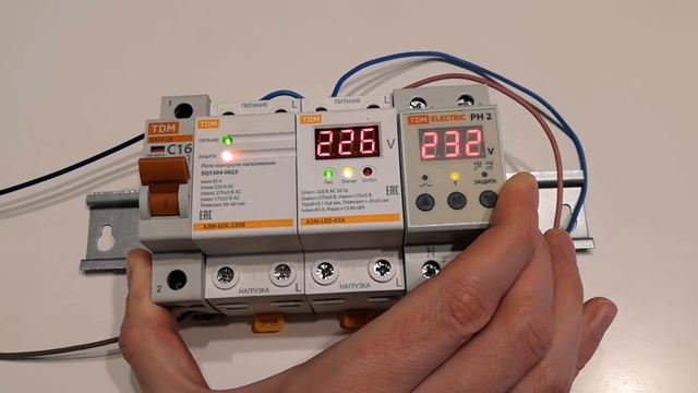 Однофазные реле напряжения АЗМ, АЗМ-LED, РН2. Выбор, подключение и настройка реле напряжения. смотреть онлайн
