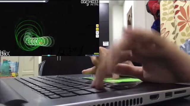 「osu!」isogu 280bpm 3❌ by 6 digit on laptop only live play смотреть онлайн