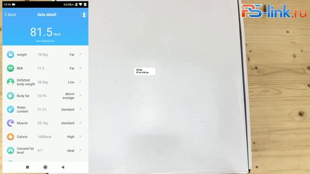 Умные WIFI весы WF48 смотреть онлайн