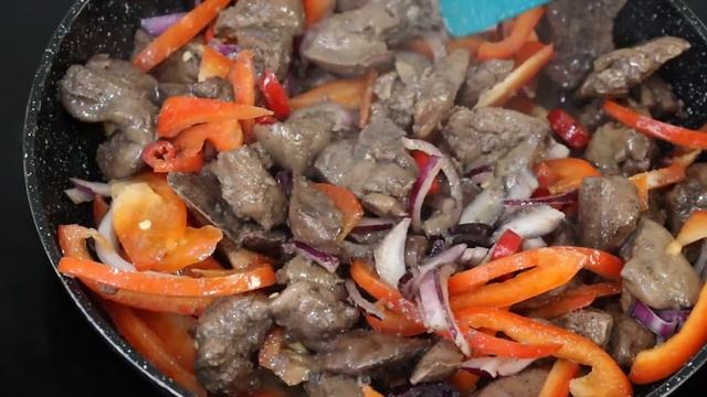 Салат с куриной печенью по - грузински!!!! смотреть онлайн