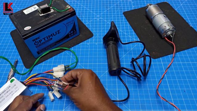 E-bike 12V 250W Brush Motor Controller Wiring Connection