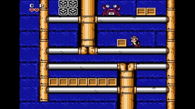Dendy (Famicom,Nintendo,Nes) 8-bit Chip & Dale 1часть уровень 9