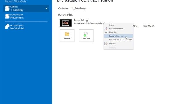 Launching MicroStation CONNECT Edition - Delta Class