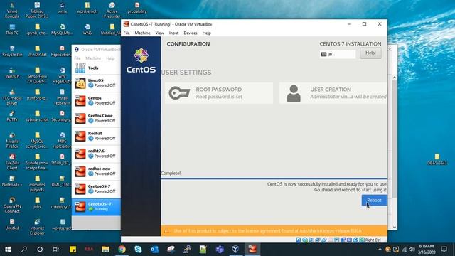 CentOS 7 minimal install on Oracle VM VirtualBox 6.0 - part 1 смотреть онлайн