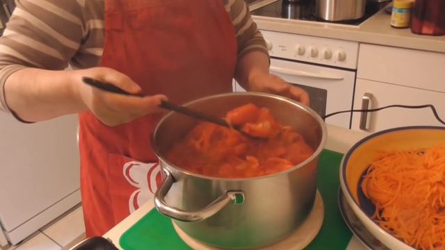 Томатный соус для борща .Заготовки. смотреть онлайн