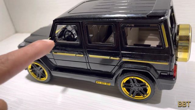 Mercedes-AMG G65 BRABUS golden black Die cast model car 1:24 scale /Baby Boy Toy смотреть онлайн