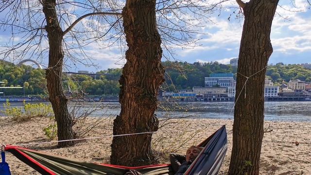 Гамак Veloman. Природа, рыбалка.