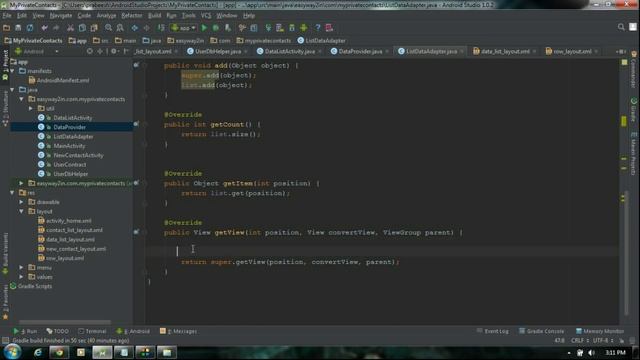Android Studio Tutorial - 34 - Read data from Database part -2 смотреть онлайн