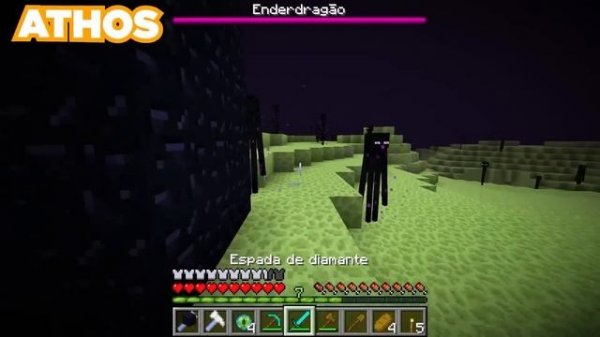100 CAÇADORES vs ATHOS no MINECRAFT - O Filme