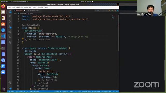 Perkenalan Dasar Teknologi Flutter Dalam Membuat Suatu Aplikasi Multiplatform смотреть онлайн