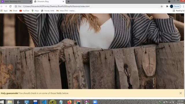 Adding Alert Component | BootStrap Tutorial For Beginner смотреть онлайн
