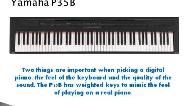 Yamaha P35B 88-Key Digital Piano Review | P Series смотреть онлайн