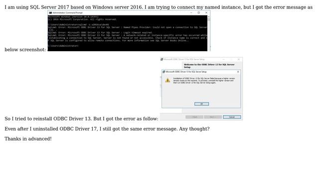 SQLCMD cannot connect my named instance смотреть онлайн