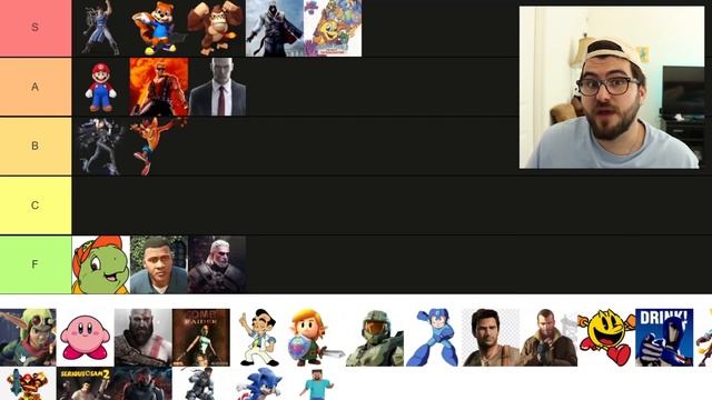 Video Game Main Character Tier List смотреть онлайн