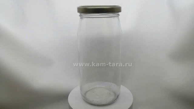 Стеклобанка КБ70-В66А-500 с горлом 66 мм. Банку можно приобрести оптом в компании ООО Камышин-Тара смотреть онлайн