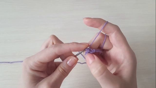 Как вязать столбик без накида для левшей смотреть онлайн