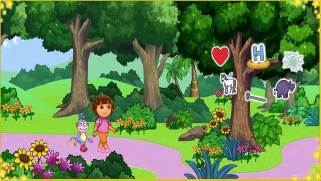 dora the explorer episodes Dora's Alphabet Forest Adventure Game смотреть онлайн