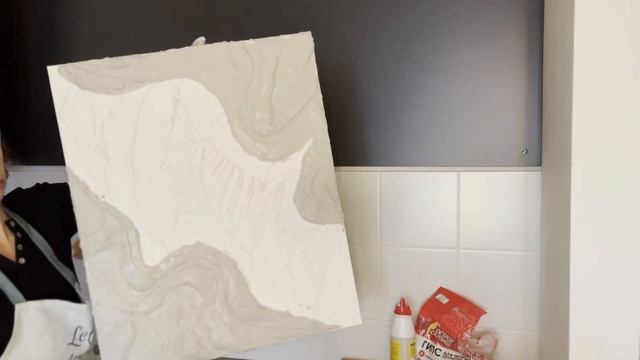 РИСУЮ ТЕКСТУРНОЙ ПАСТОЙ/ гипсовая картина / идея для декора для дома/ DIY картина / смотреть онлайн