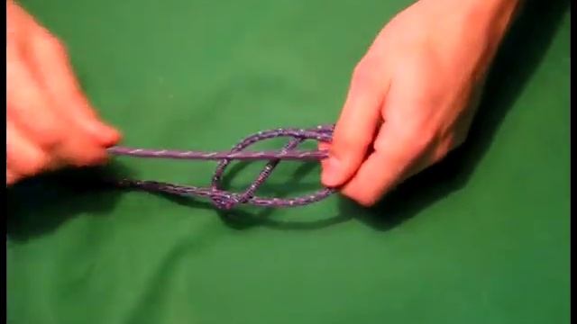 Простая восьмерка для связывания 2 тросов | Узлы смотреть онлайн