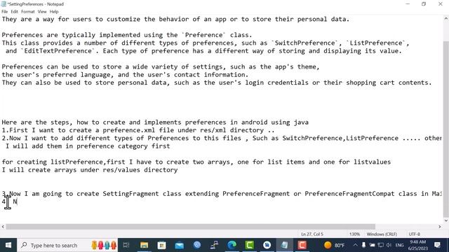 Creating Setting in android JAVA using Preferences смотреть онлайн