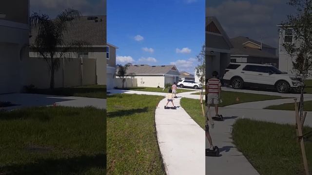 3 year's and 8 years kids are playing hover board смотреть онлайн