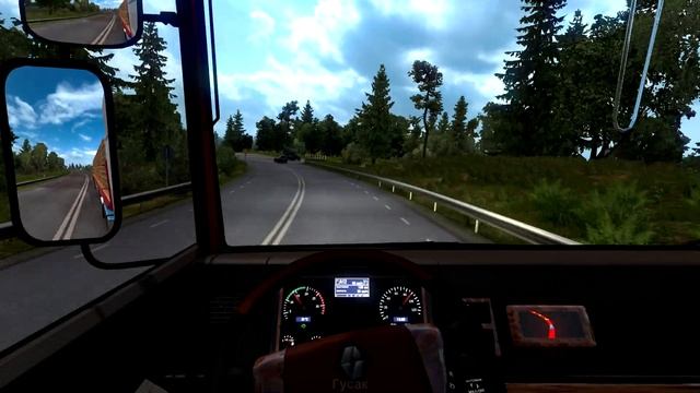 ГУСЬ ВЕРНУЛСЯ! АТМОСФЕРНЫЙ РЕЙС на RENAULT MAJOR! - Euro Truck Simulator 2 + РУЛЬ смотреть онлайн