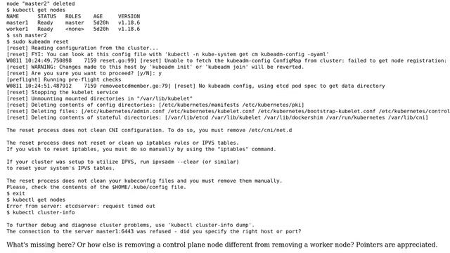 DevOps & SysAdmins: Deleting a control node from the cluster kills the apiserver смотреть онлайн
