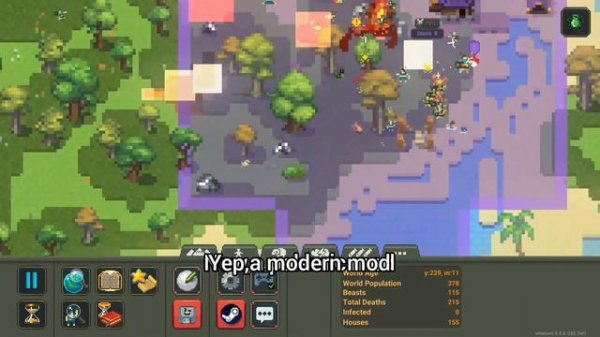 3 mods for Worldbox,class sistem,modern buildings and bigger Empires..