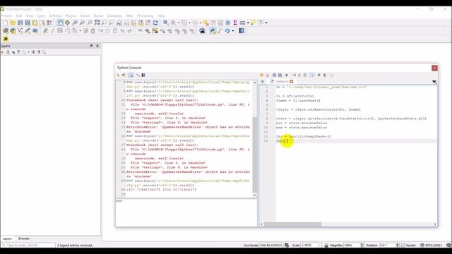 QGIS Python (PyQGIS) - Loading and symbolizing raster layers смотреть онлайн