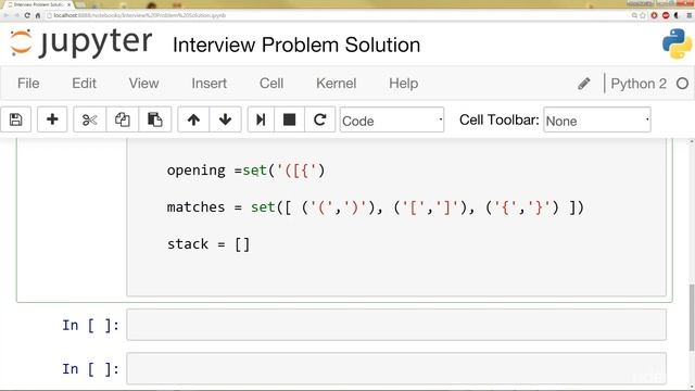 Balanced Parentheses Check Interview Problem SOLUTION-39 смотреть онлайн