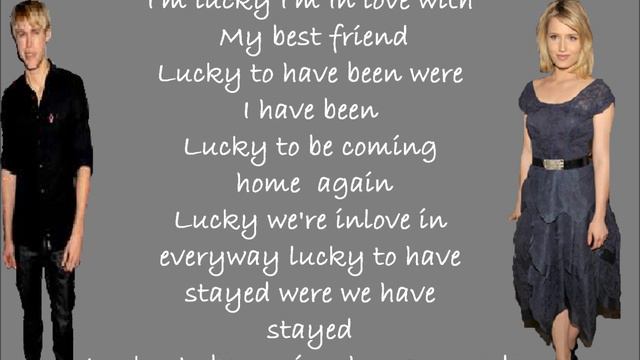 Glee lucky lyrics (Sam and Quinn) смотреть онлайн