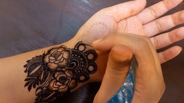 front hand ✋️ mehndi design/easy bridal mehndi trick/henna/mahandi/arabic mehndi/js mehndi design ♥ смотреть онлайн
