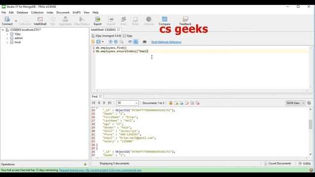MongoDB Tutorial #9 Indexing ( हिन्दी) смотреть онлайн