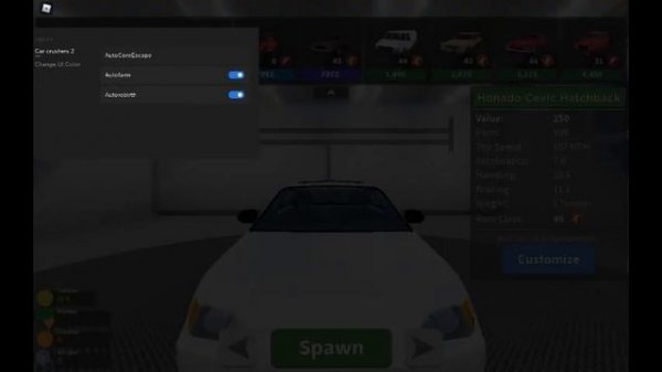 NEW SUPER OP SCRIPT FOR CAR CRUSHERS 2 Roblox ✔✔✔