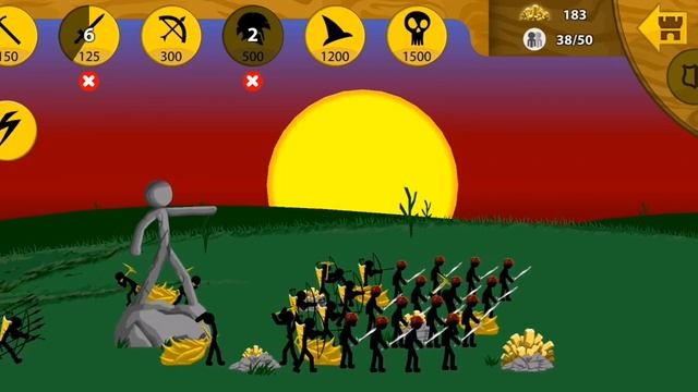 Играем в игру stick war часть2 смотреть онлайн