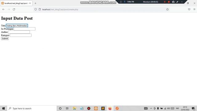 Fitur Create #14 REST Server API dengan PHP mp4 смотреть онлайн