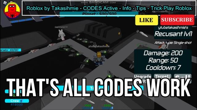 ALL CODES Ship Tower Defense Simulator 1 0 ROBLOX JUNE 1, 2023 смотреть онлайн