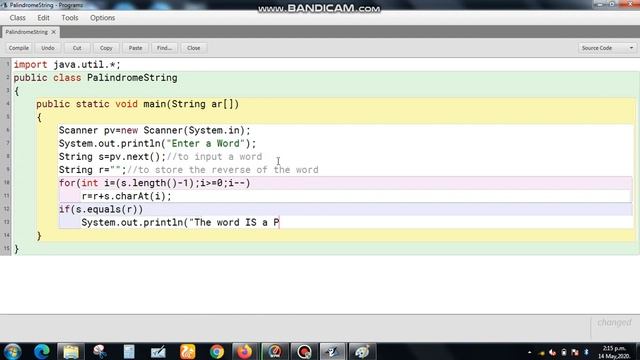 Java Program to check whether a word is a Palindrome Word or not смотреть онлайн